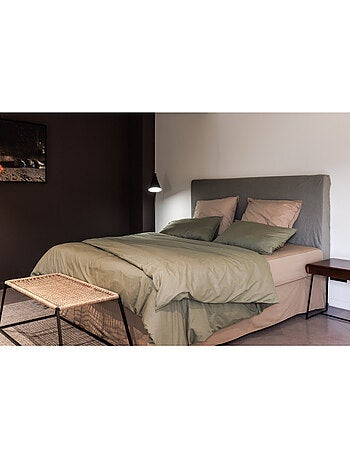 Drap housse - Vent du Sud - 100% Percale de coton peigné