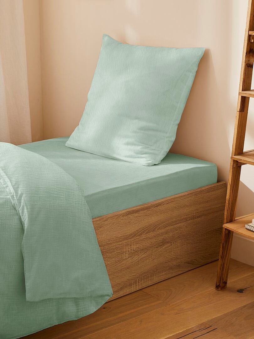 Drap Housse Gaze De Coton 90x190