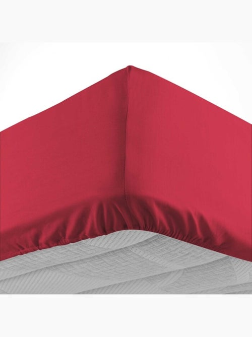 Drap housse 1 personne coton 57 fils lina - Kiabi