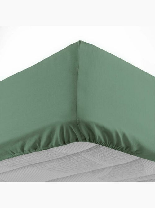 Drap housse 1 personne coton 57 fils lina - Kiabi