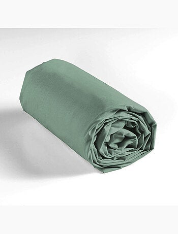 Drap housse 1 personne coton 57 fils lina