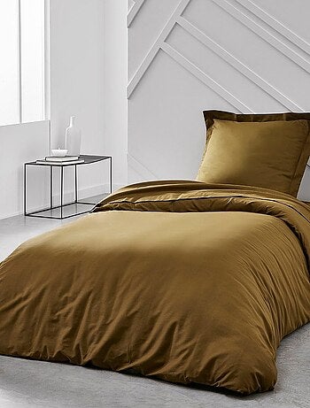 Drap housse 1 personne jersey uni ESSENTIAL
