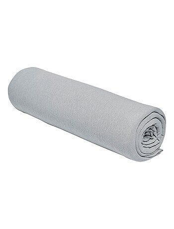 Drap housse 1 personne jersey uni ESSENTIAL