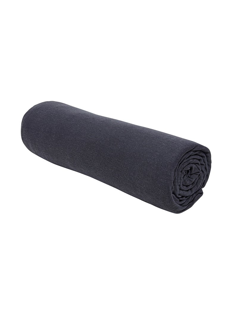 Drap housse 1 personne jersey uni ESSENTIAL Gris - Kiabi
