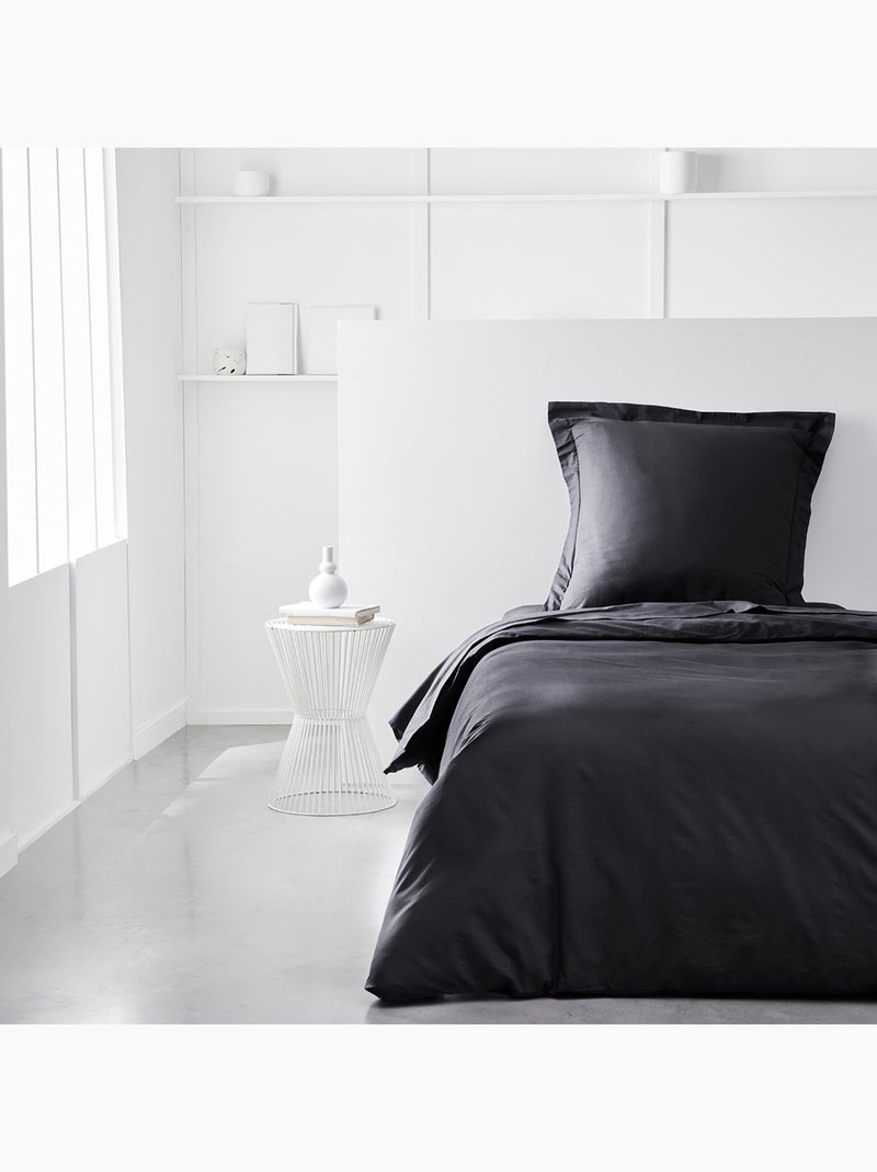 Drap housse 1 personne jersey uni ESSENTIAL Gris - Kiabi