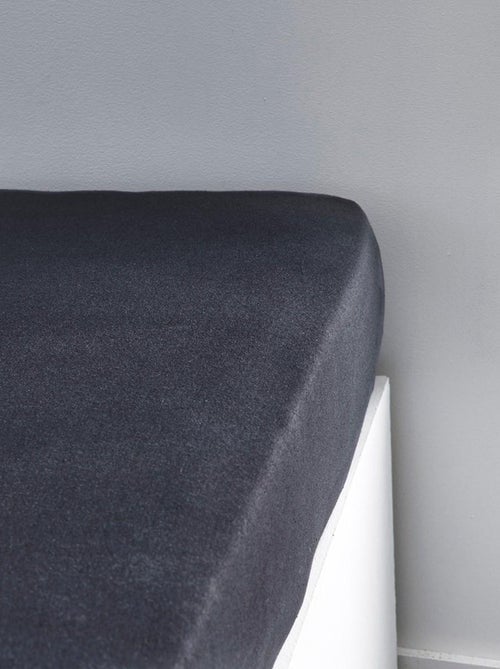 Drap housse 1 personne jersey uni ESSENTIAL - Kiabi