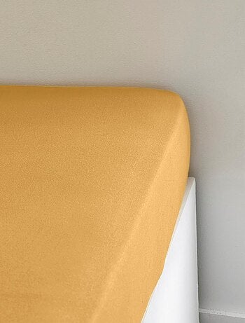 Drap housse 1 personne jersey uni ESSENTIAL