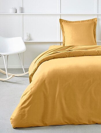 Drap housse 1 personne jersey uni ESSENTIAL