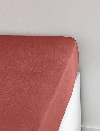 Drap housse 1 personne jersey uni ESSENTIAL