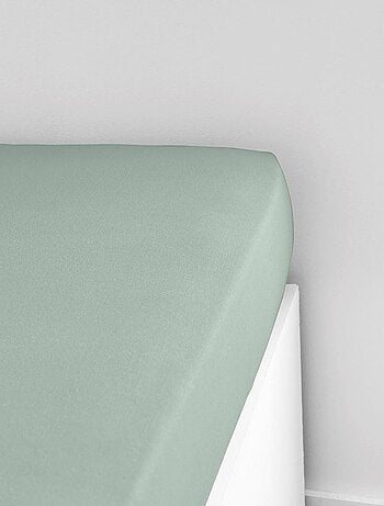 Drap housse 1 personne jersey uni ESSENTIAL