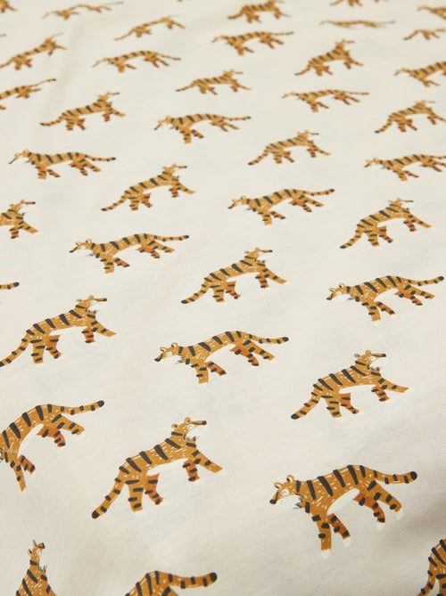 Drap housse 1 personnes (140x200) en coton - Kiabi Home - Kiabi