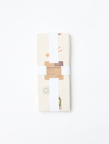 Drap housse 1 personnes (140x200) en coton - Kiabi Home