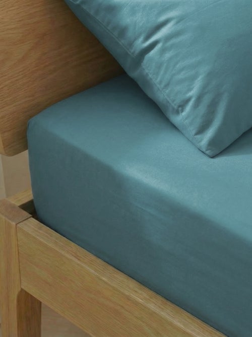 Drap housse 1 personnes 90 x 190 cm en coton - Kiabi Home - Kiabi Drap housse 1 personnes 90 x 190 cm en coton - Kiabi Home - Kiabi