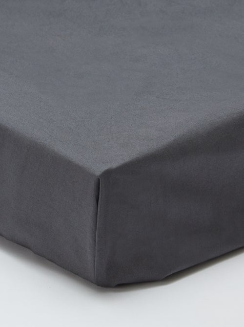 Drap housse 1 personnes 90 x 190 en coton - Kiabi Home - Kiabi Drap housse 1 personnes 90 x 190 en coton - Kiabi Home - Kiabi