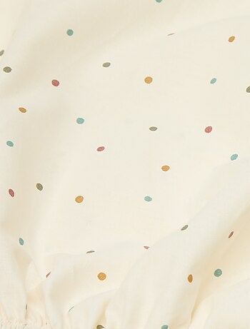 Drap housse 1 personnes 90 x 190 en coton
