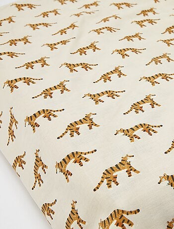 Drap housse 1 personnes (90x190) en coton - Kiabi Home