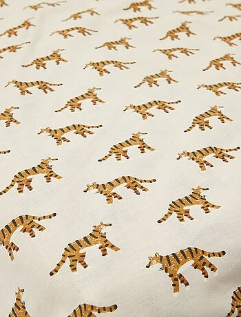 Drap housse 1 personnes (90x190) en coton - Kiabi Home