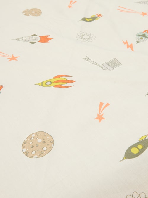 Drap housse 1 personnes (90x190) en coton - Kiabi Home - Kiabi