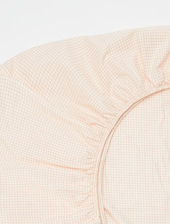 Drap housse 1 personnes (90x190) en coton - Kiabi Home