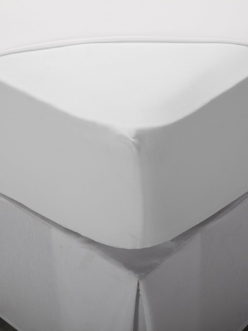 Drap Housse 100% Coton - Doux et Respirant Blanc - Kiabi