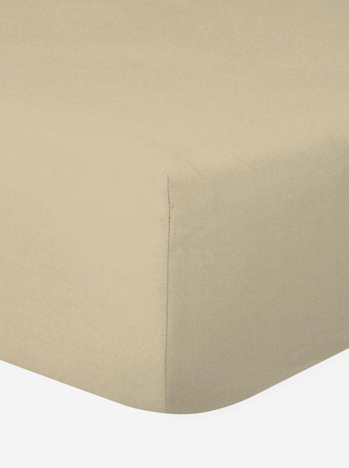 Drap-housse 100% coton 57 Fils - Bonnet 30 cm - Kiabi