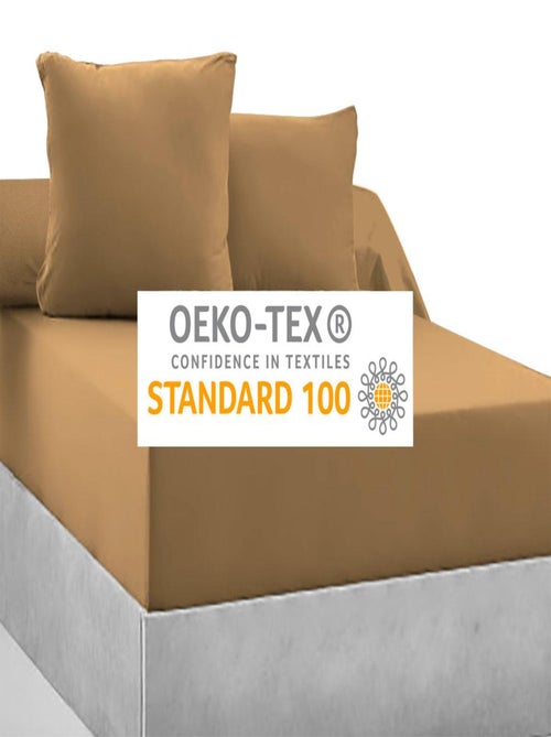 Drap-housse 100% coton 57 Fils - Bonnet 30 cm - Kiabi