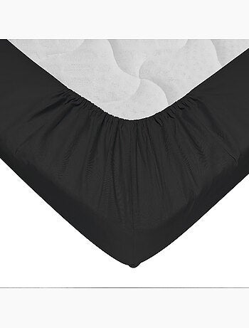Drap-housse 100% coton 57 Fils - Bonnet 30 cm