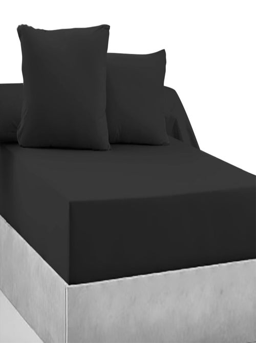 Drap-housse 100% coton 57 Fils - Bonnet 30 cm - Kiabi