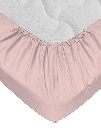 Drap-housse 100% coton 57 Fils - Bonnet 30 cm
