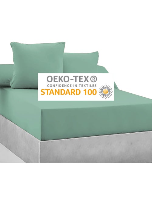 Drap-housse 100% coton 57 Fils - Bonnet 30 cm - Kiabi Drap-housse 100% coton 57 Fils - Bonnet 30 cm - Kiabi