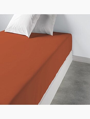 Drap housse 100 % coton oli