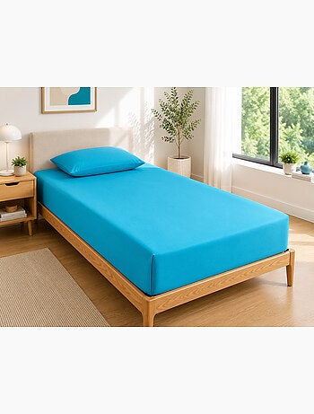 Drap housse – 100% coton 57 fils/cm²