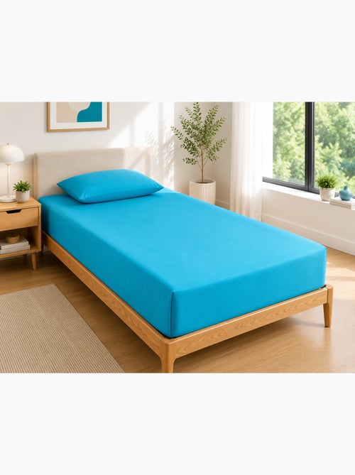 Drap housse – 100% coton 57 fils/cm² - Kiabi