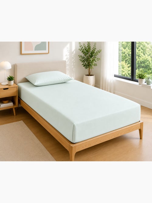 Drap housse – 100% coton 57 fils/cm² - Kiabi