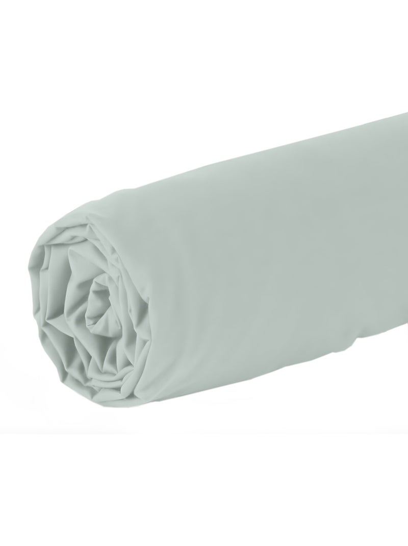 Drap housse 100 % coton bamora Vert menthe - Kiabi