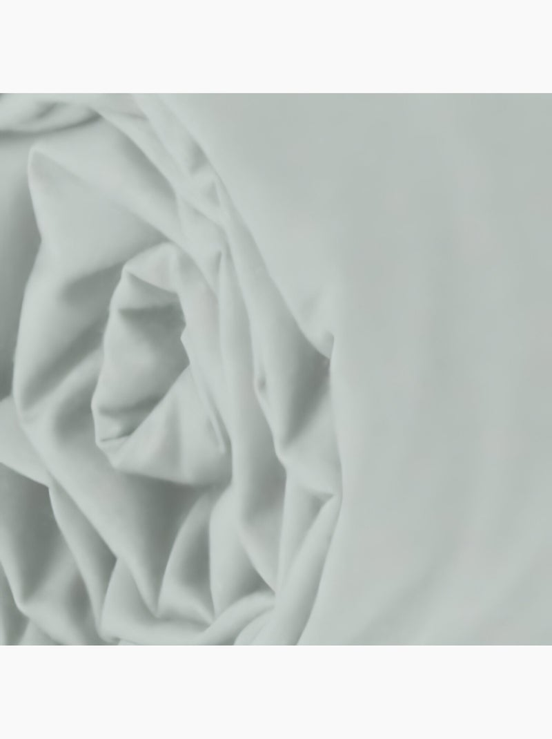 Drap housse 100 % coton bamora Vert menthe - Kiabi