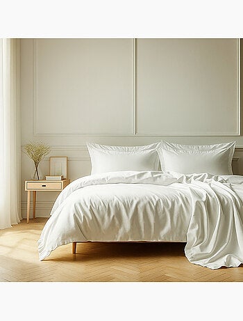 Drap housse 100 % coton essentiel