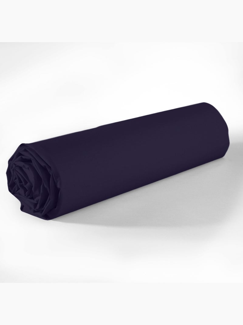 Drap housse 100 % coton essentiel Bleu - Kiabi