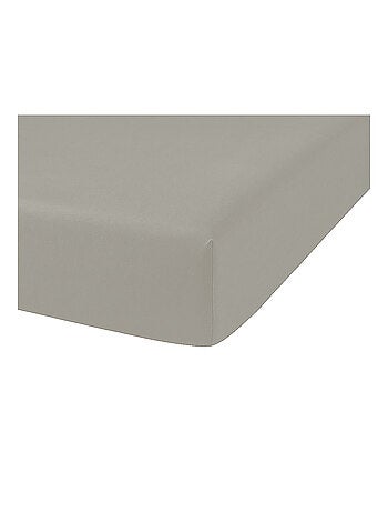 Drap housse coton 1 personne uni 57FILS