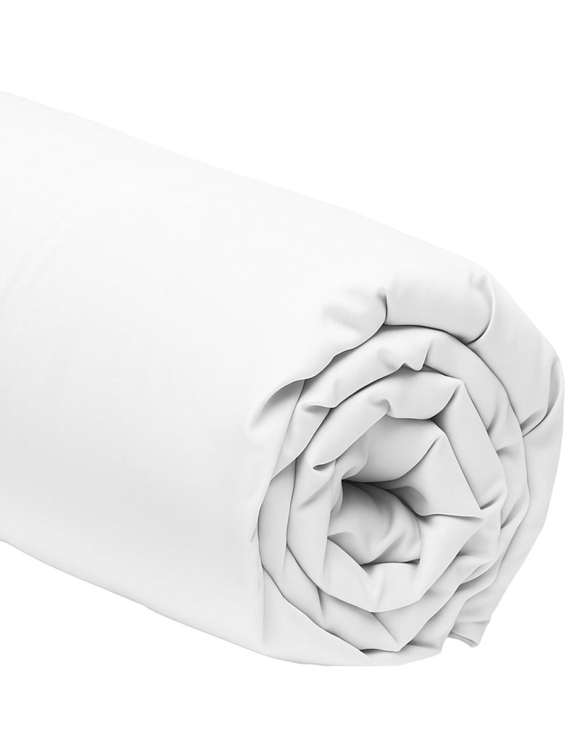 Drap housse 100 % coton meno Blanc - Kiabi