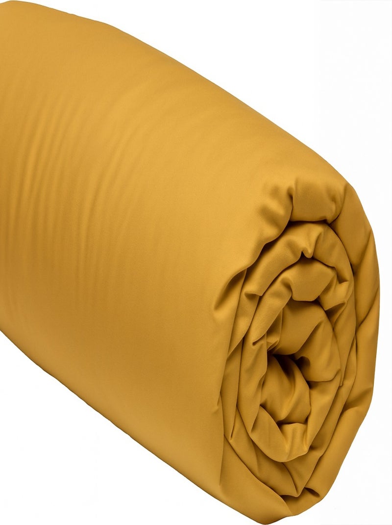 Drap housse 100 % coton meno Jaune - Kiabi
