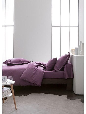 Drap housse coton 1 personne uni 57FILS