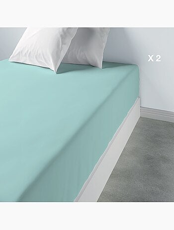 Drap housse 100 % coton oli