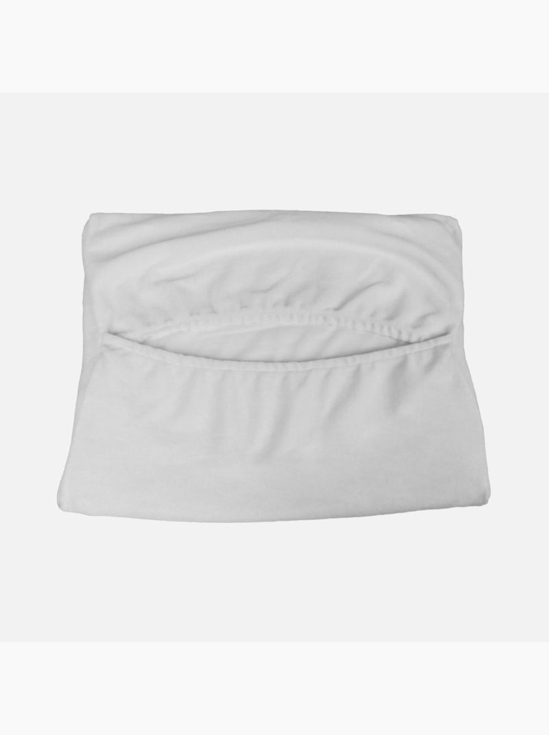 Drap housse 100% coton pour plan incliné - Monsieur Bébé Blanc Blanc - Kiabi