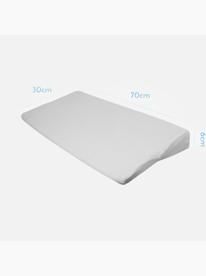Drap housse 100% coton pour plan incliné - Monsieur Bébé Blanc Blanc - Kiabi