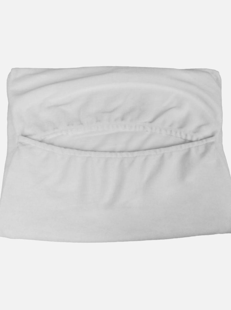 Drap housse 100% coton pour plan incliné - Monsieur Bébé Blanc - Kiabi