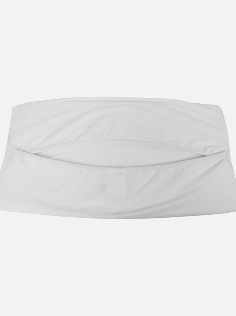 Drap housse 100% coton pour plan incliné - Monsieur Bébé Blanc - Kiabi