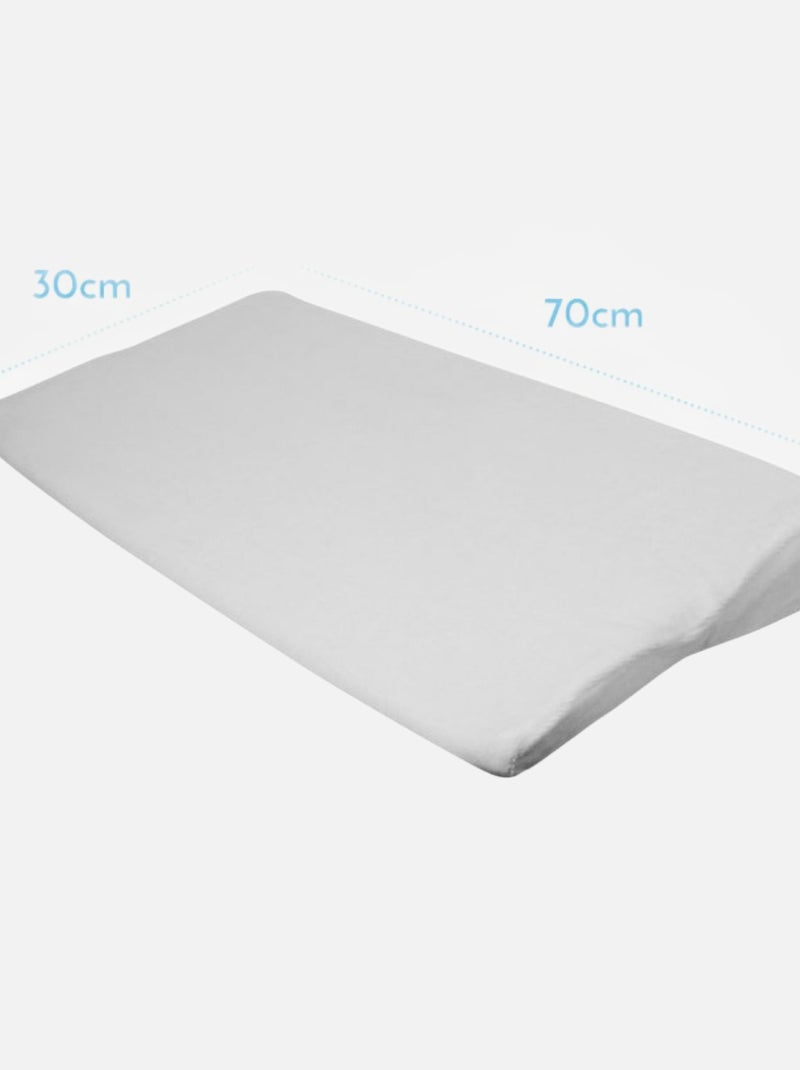 Drap housse 100% coton pour plan incliné - Monsieur Bébé Blanc - Kiabi