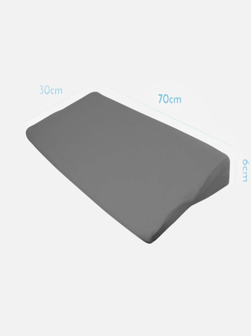 Drap housse 100% coton pour plan incliné - Monsieur Bébé Gris - Kiabi