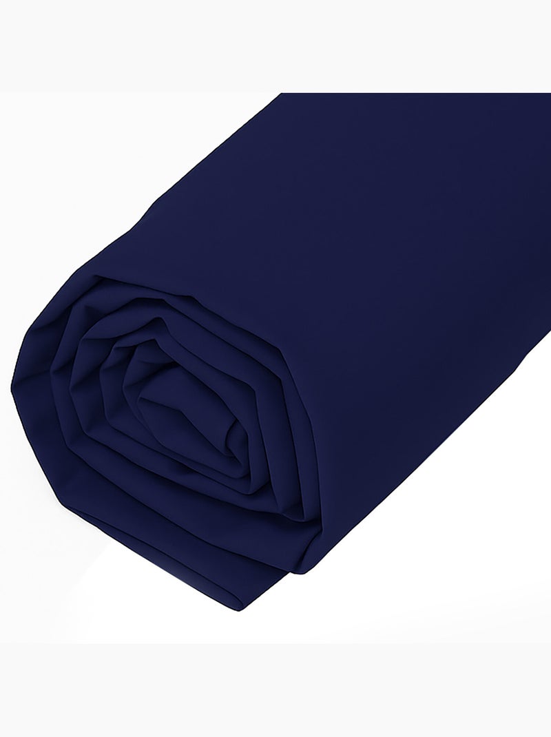Drap housse 100 % coton terra Bleu marine - Kiabi